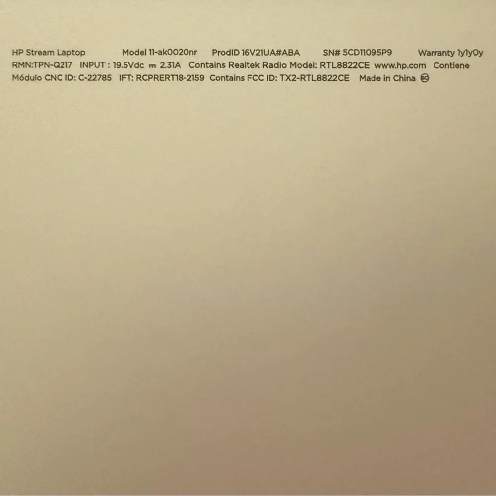 HP Laptop Windows 10